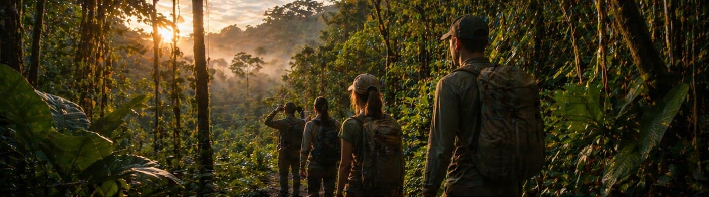Rainforest Trek at Dawn