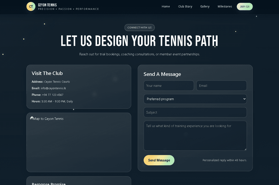 Tennis club showcase 3